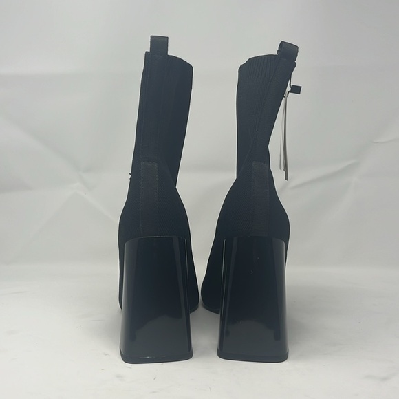 ZARA FABRIC HEELED ANKLE BOOTS SZ 9 EU 40 - Picture 12 of 12